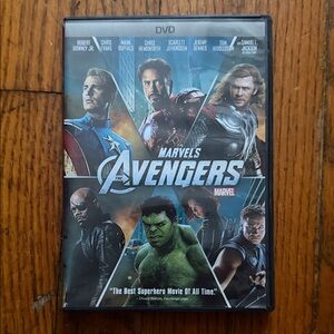 Marvel Avengers DVD - Black and Blue Cover